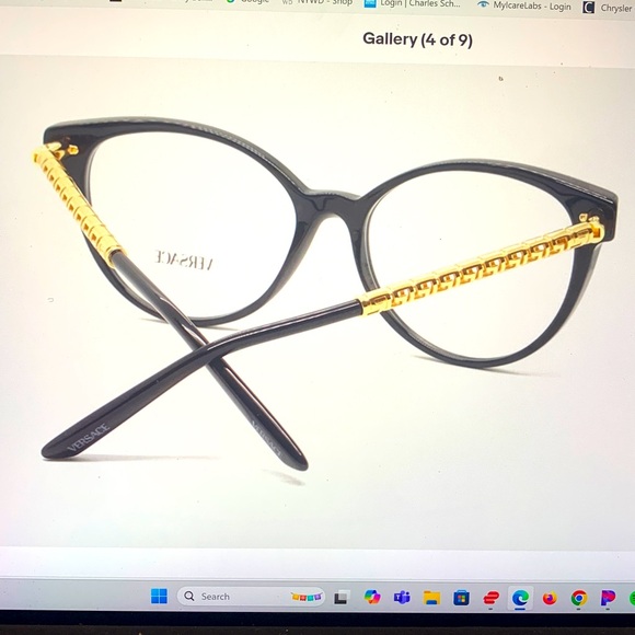 New Women’s Versace Eyeglasses - Picture 10 of 10